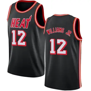 Men's Matt Williams Jr. Miami Heat Black Fashion Hardwood Classics Jersey - Swingman
