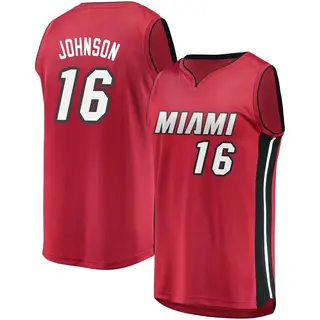 Youth Keshad Johnson Miami Heat Red Jersey - Statement Edition - Fast Break